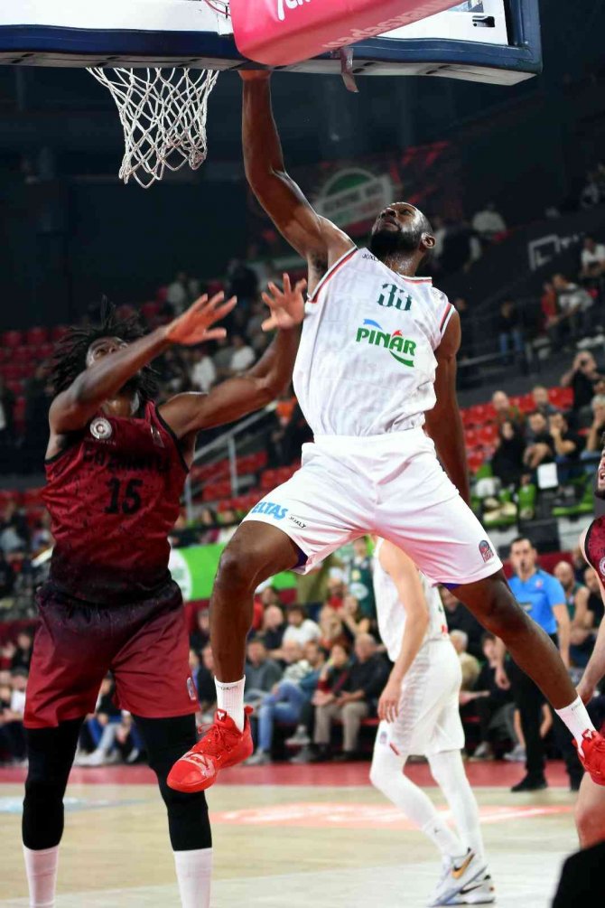 Basketbol Süper Ligi: Pınar Karşıyaka: 96 - Gaziantep Basketbol: 91