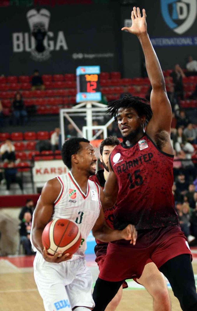 Basketbol Süper Ligi: Pınar Karşıyaka: 96 - Gaziantep Basketbol: 91