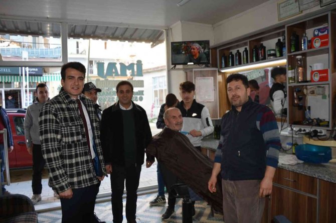 Kaymakam Okumuş Esnafları Dinledi
