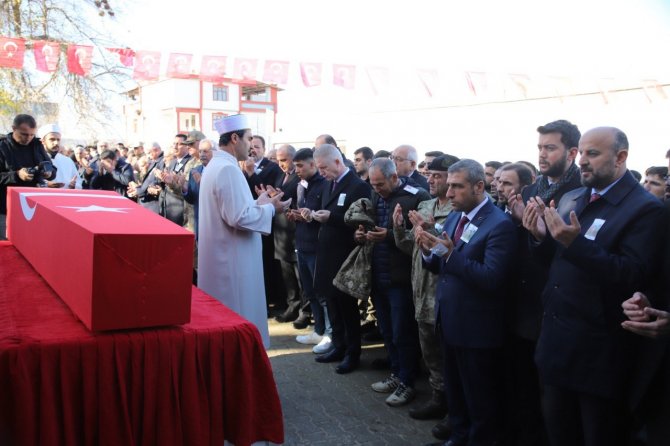 Kuzey Irak Şehidi Son Yolculuğuna Uğurlandı
