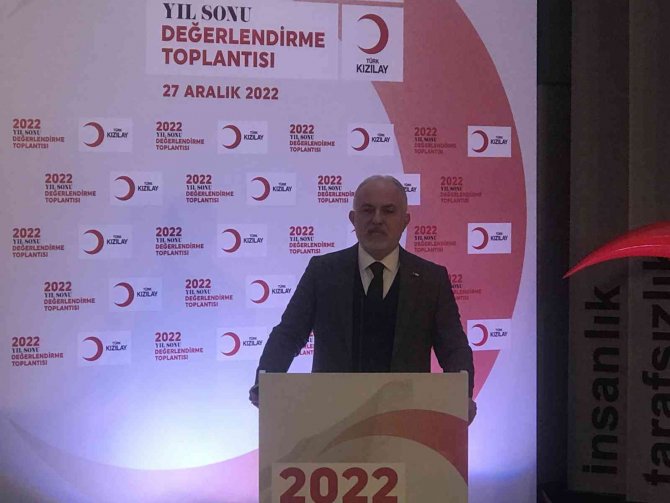 Kızılay Genel Başkanı Kınık: “2022 Yılında Kızılay’ımız 43 Milyon 476 Bin 25 Kişiye Ulaştı”