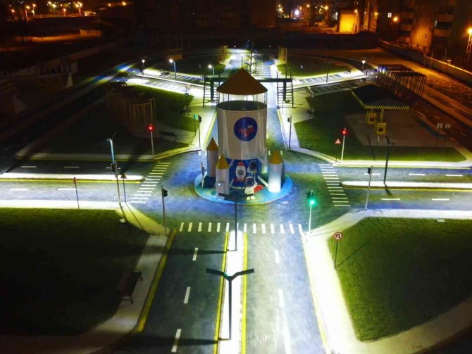 Ağrı’da Çocuk Trafik Eğitim Parkı Tamamlanarak Hizmet İçin Gün Sayıyor