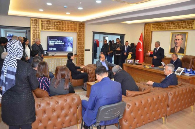Ak Partili Özhaseki Başkan Kaplan’ı Tebrik Etti