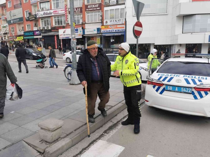 Aksaray’da "Yaya Önceliği" Denetimleri Sürüyor