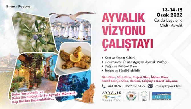 Ayvalık Vizyonu Çalıştayı’na Katkı Sunabilmek İçin Son İki Gün