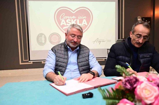 Çorum Belediyesi İle Milli Eğitim Müdürlüğü Arasında İşbirliği Protokolü