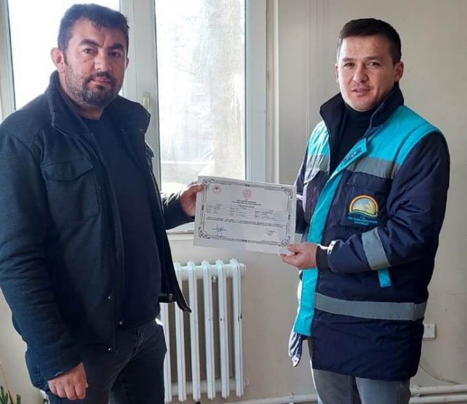 Hisarcık’ta Sürü Yönetimi Elemanı Kursunu Bitirenlere Sertifika