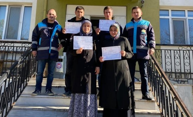 Hisarcık’ta Sürü Yönetimi Elemanı Kursunu Bitirenlere Sertifika