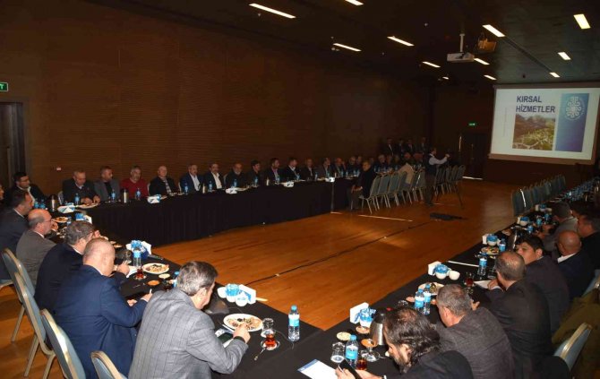 Selçuklu’da Kırsal Kalkınmayı Artıracak Çalışmalar Ele Alındı