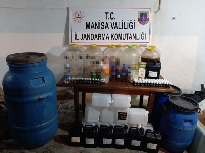 Manisa’da Sahte İçki Operasyonu