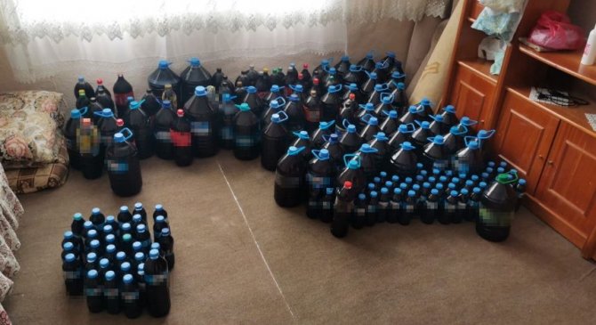 Kırklareli’nde Yılbaşı Öncesi Tonlarca Sahte İçki Ele Geçirildi