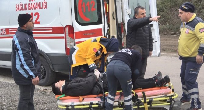 Motosikletin Çarptığı Öğrenci Yaralandı