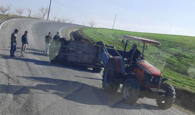 Siirt’te Araç Takla: 1 Yaralı