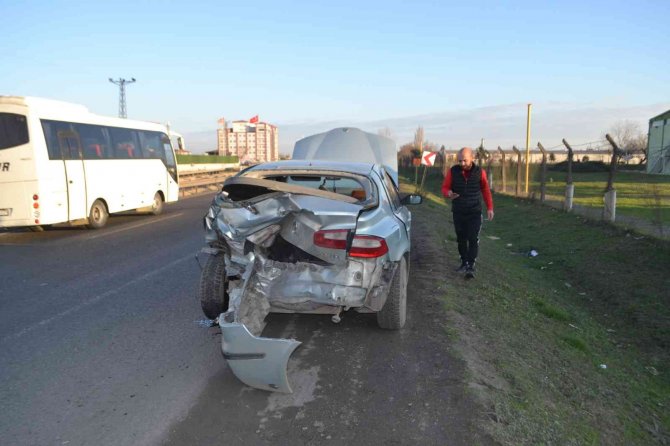 Tekirdağ’da Trafik Kazası: 2 Yaralı