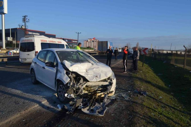 Tekirdağ’da Trafik Kazası: 2 Yaralı