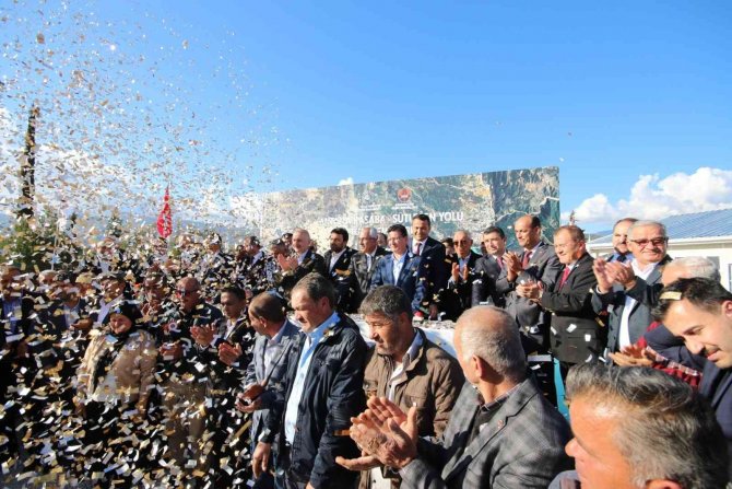 Kasaba-sütleğen Yolunun Temeli Törenle Atıldı