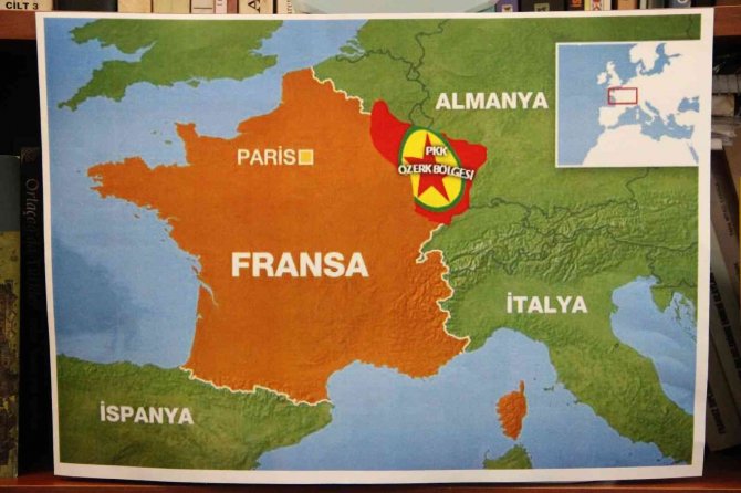 Fransa’ya Yeni Harita: "Teröristlere Toprak Verip Kardeş Kardeş Yaşayabilirler"