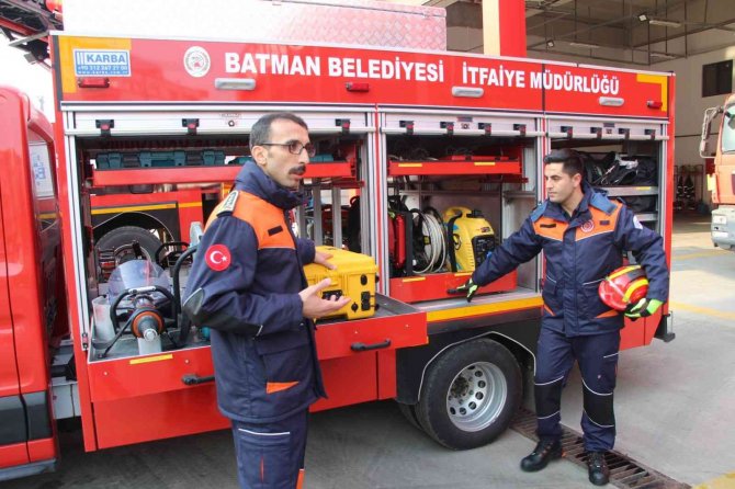 Batman İ̇tfaiyesi 1 Yılda 3 Bin 55 Olaya Müdahale Etti