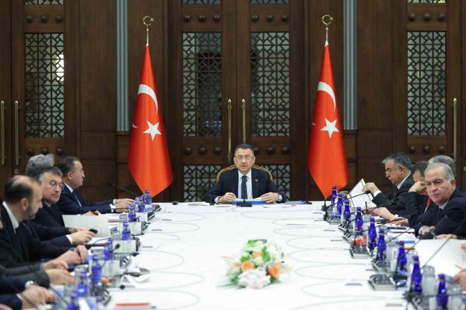 Adalet Bakanlığının Düzenleme İhtiyaçlarına Yönelik Toplantı, Fuat Oktay Başkanlığında Yapıldı