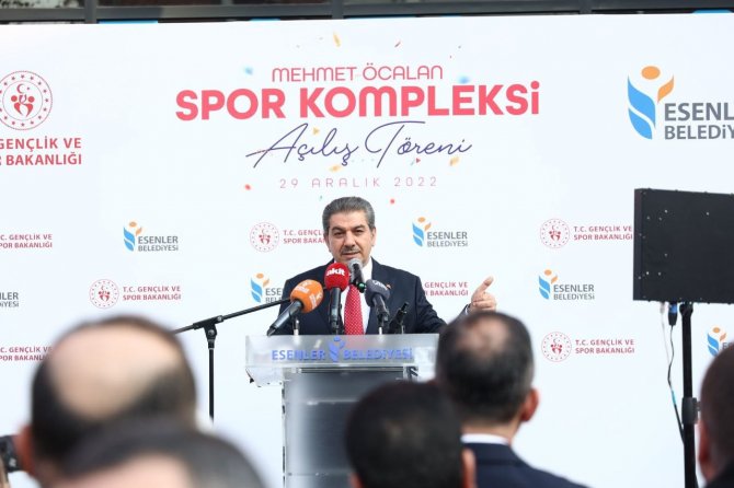 Bakan Kasapoğlu, Esenler’deki Spor Kompleksinin Açılışına Katıldı