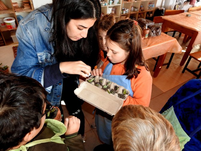Çeşmeli Öğrenciler, ’Tüketen Değil, Üreten Bireyler’ Olarak Yetişiyor