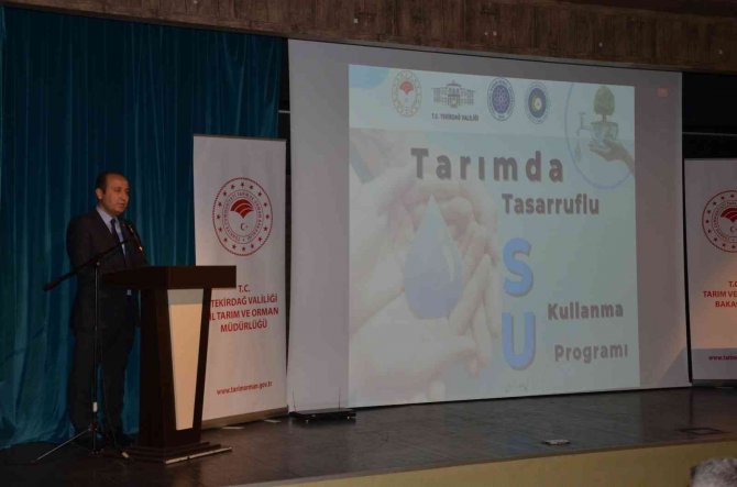 Tekirdağlı Çiftçiler Suyu Tasarruflu Kullanmayı Öğrendi