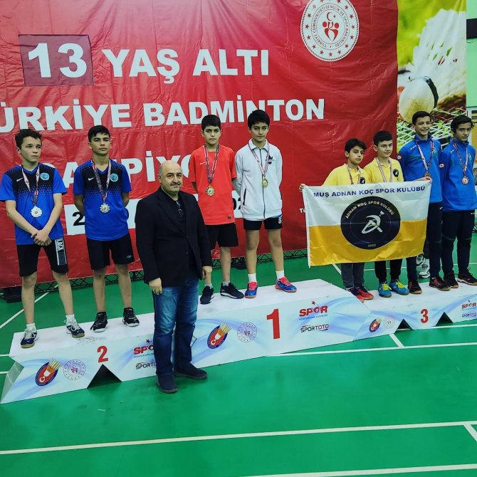 13 Yaş Altı Türkiye Badminton Şampiyonası’nda Eskişehir Madalyaları Topladı