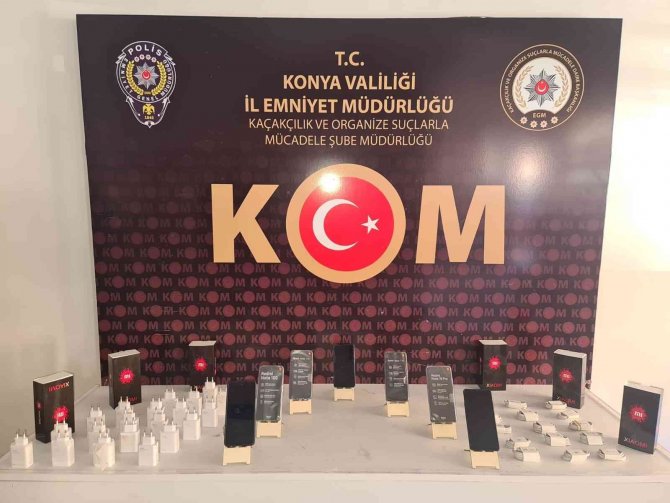 Konya’da Kaçak Lastik Operasyonu