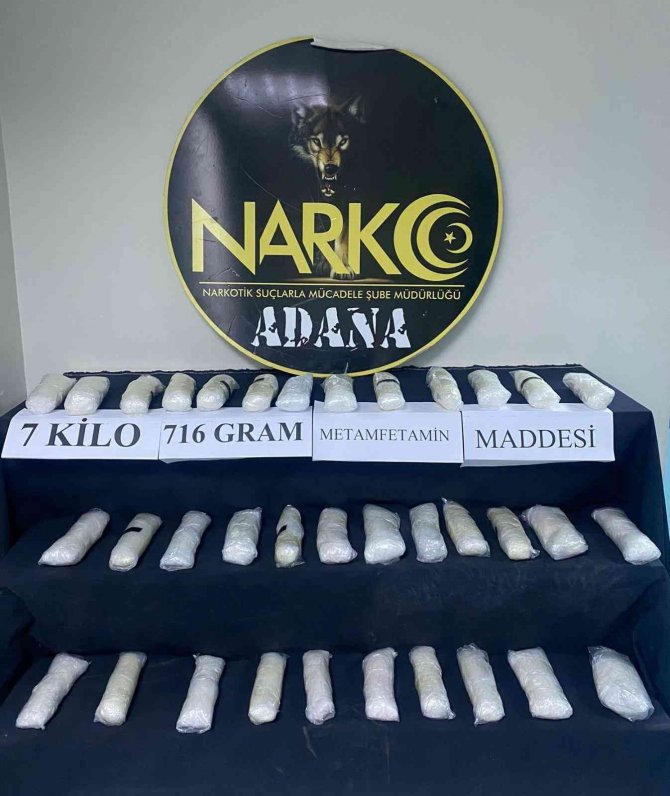 Avukatın Kullandığı Araçtan 7 Kilodan Fazla Metamfetamin Çıktı