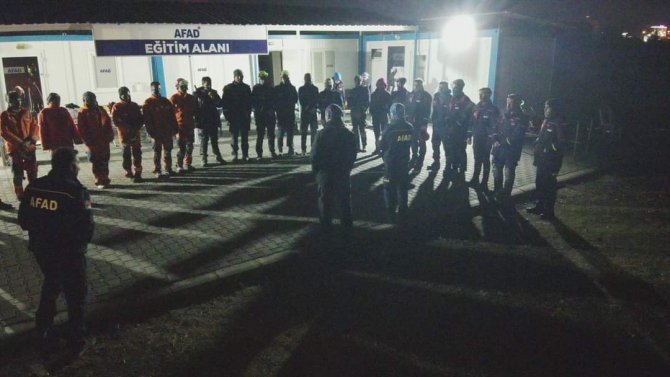 Afad’da ‘Gece Tatbikatı’