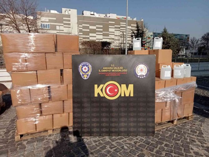 Başkentte Yılbaşı Öncesi Sahte Alkol Operasyonu: 37 Gözaltı