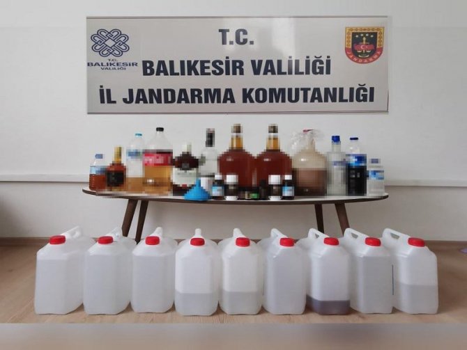 Balıkesir’de Yıl Başı Öncesi Sahte İçki Operasyonu