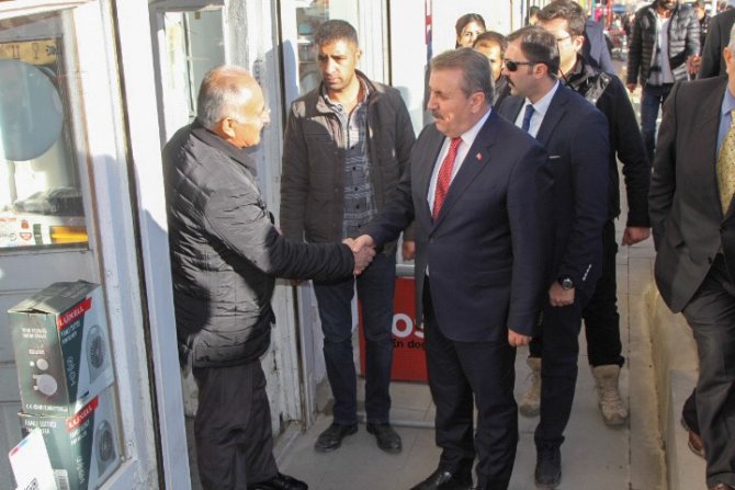 Bbp Genel Başkanı Destici, Başkale’de Esnafı Ziyaret Etti