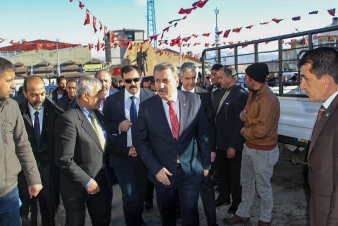 Bbp Genel Başkanı Destici, Başkale’de Esnafı Ziyaret Etti