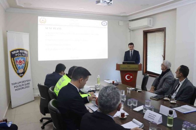 Yalova’da Kent Güvenlik Danışma Kurulu Toplandı