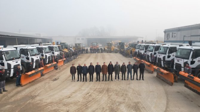 İ̇negöl Belediyesi Kış Hazırlıklarını Tamamladı