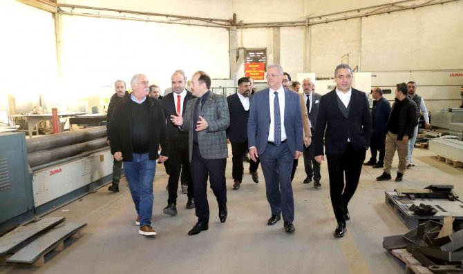 Vali Pehlivan Osb’de İncelemelerde Bulundu