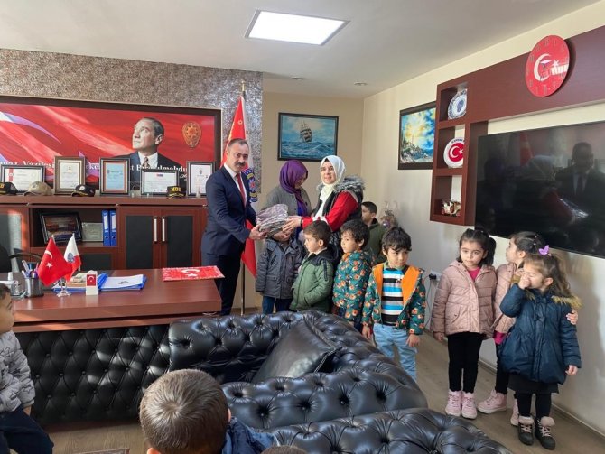 Nazilli’de Minikler İ̇lçe Emniyet Müdürlüğü’nde Ağırlandı