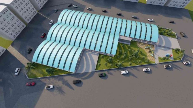 Altınova Kapalı Pazar Yeri Projesi Hızla Yükseliyor