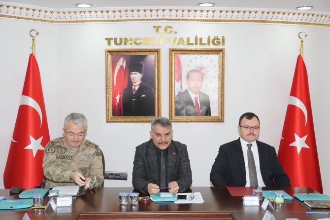 Tunceli’de Yeni Yıl Öncesi Asayiş Ve Güvenlik Toplantısı