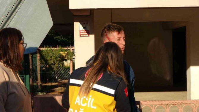 ’Dur’ Levhasına Uymayan Otomobil Ortalığı Savaş Alanına Çevirdi:1 Yaralı