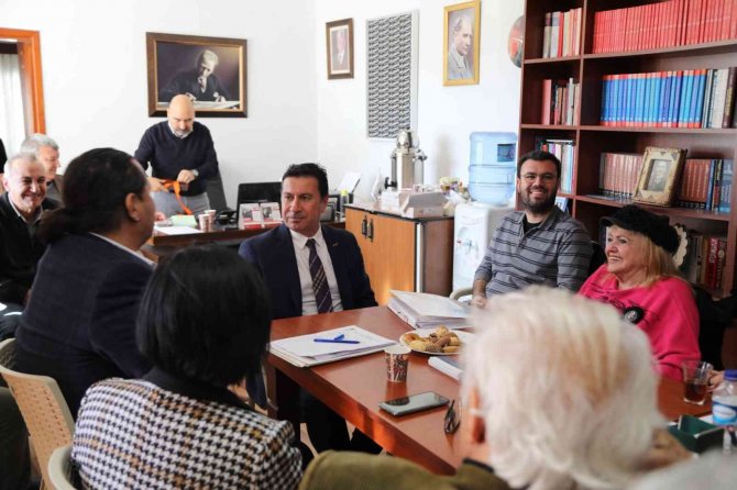 Başkan Aras, Oda Ve Stk’larla Projeler Hakkında Görüştü