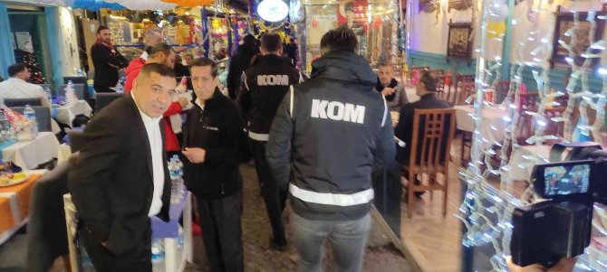 Bursa’da Yılbaşı Akşamı Kaçak İçki Denetimi