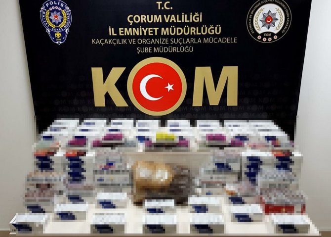 Çorum’da Kaçak Sigara Operasyonu