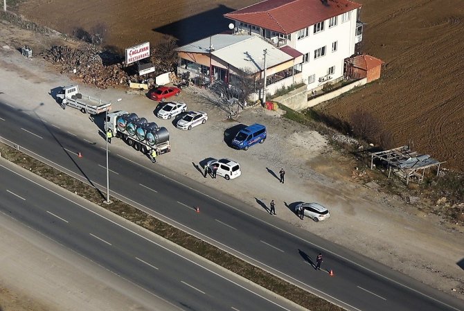 Yılbaşı Trafiğine Havadan Sıkı Denetim