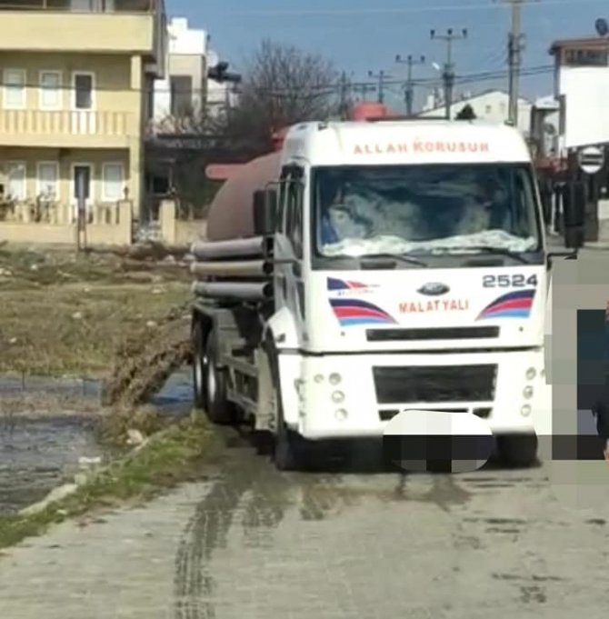 Enez’de Boş Araziye Vidanjörle Atık Su Boşaltan Şahsa İdari İşlem Yapıldı