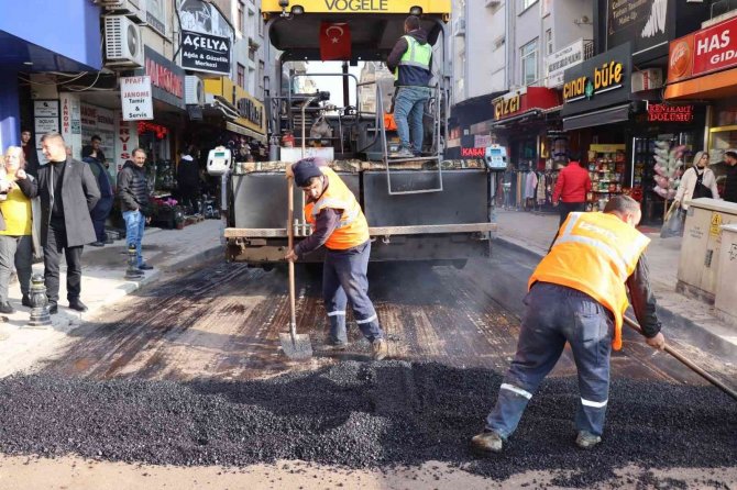 İ̇stiklal Caddesi 2. Etapta Asfalt Çalışmaları Başladı