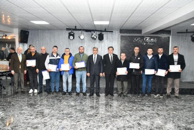 İ̇l Özel İ̇daresi Personellerine Teşekkür Belgesi Takdim Edildi