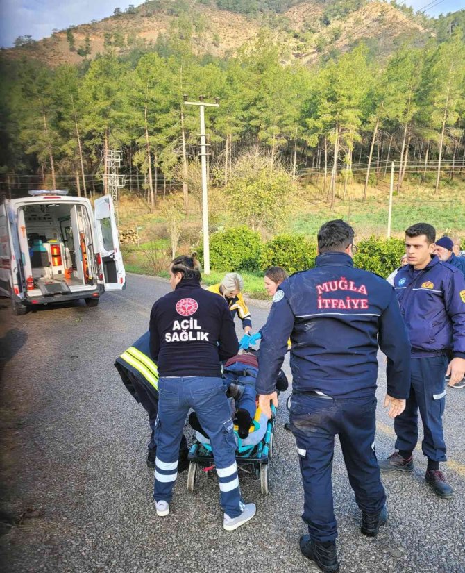 Ortaca’da Kaza: 2 Yaralı