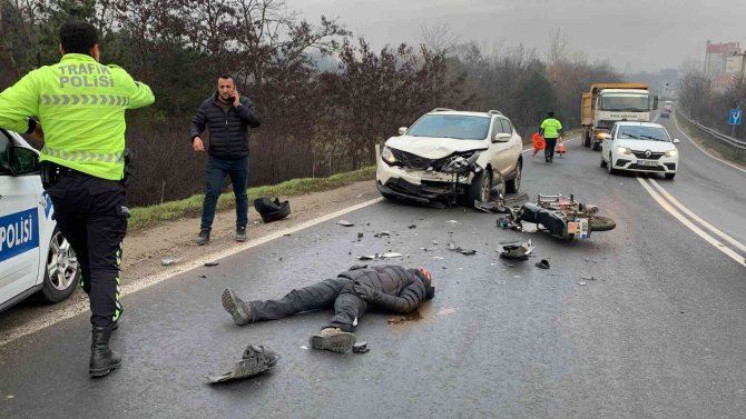 Tekirdağ’da Korkutan Kaza: 1 Yaralı